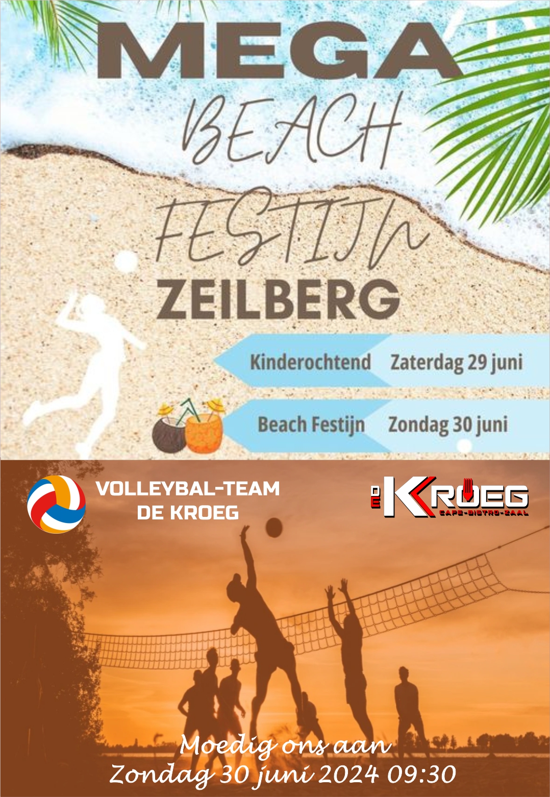 Mega Beach Volleybal 2024 De Kroeg