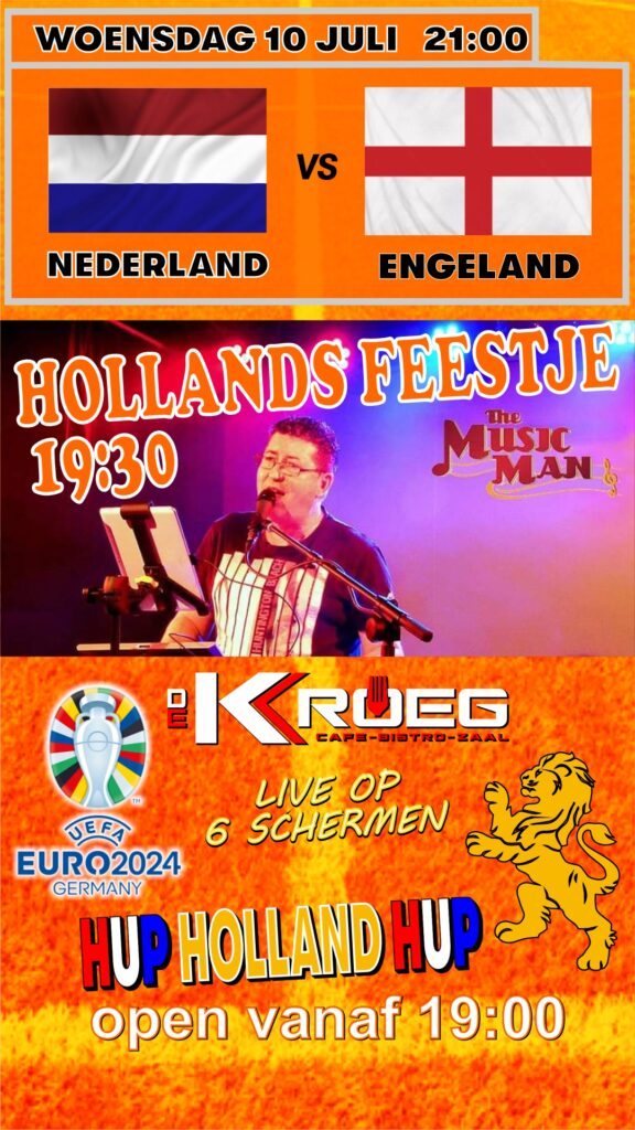 Nederland - Engeland EK2024 Musicman